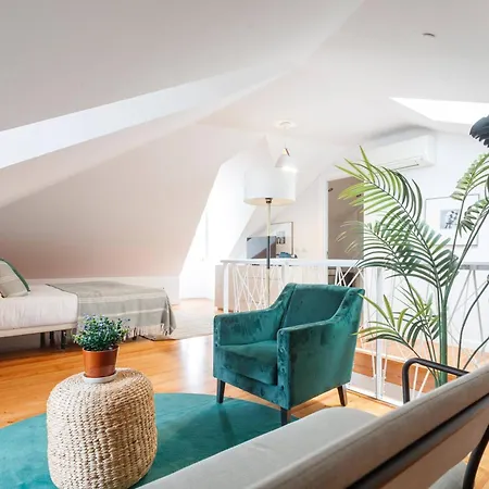 Apartmán Boutique Duplex In Chiado With Epic Rossio View *