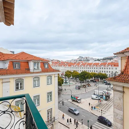 Boutique Duplex In Chiado With Epic Rossio View Apartment Lissabon