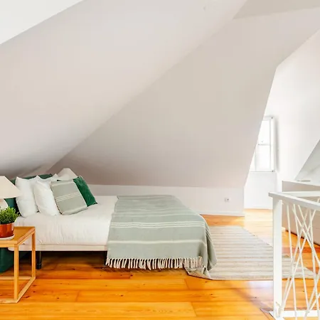 Apartment Boutique Duplex In Chiado With Epic Rossio View Lisbon