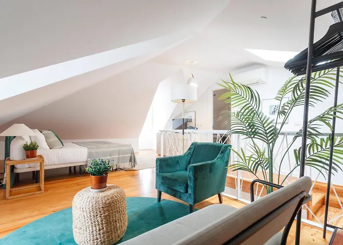 Apartment Boutique Duplex In Chiado With Epic Rossio View *