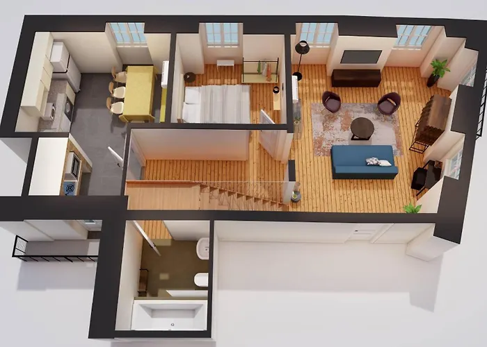 Boutique Duplex In Chiado With Epic Rossio View 리스본